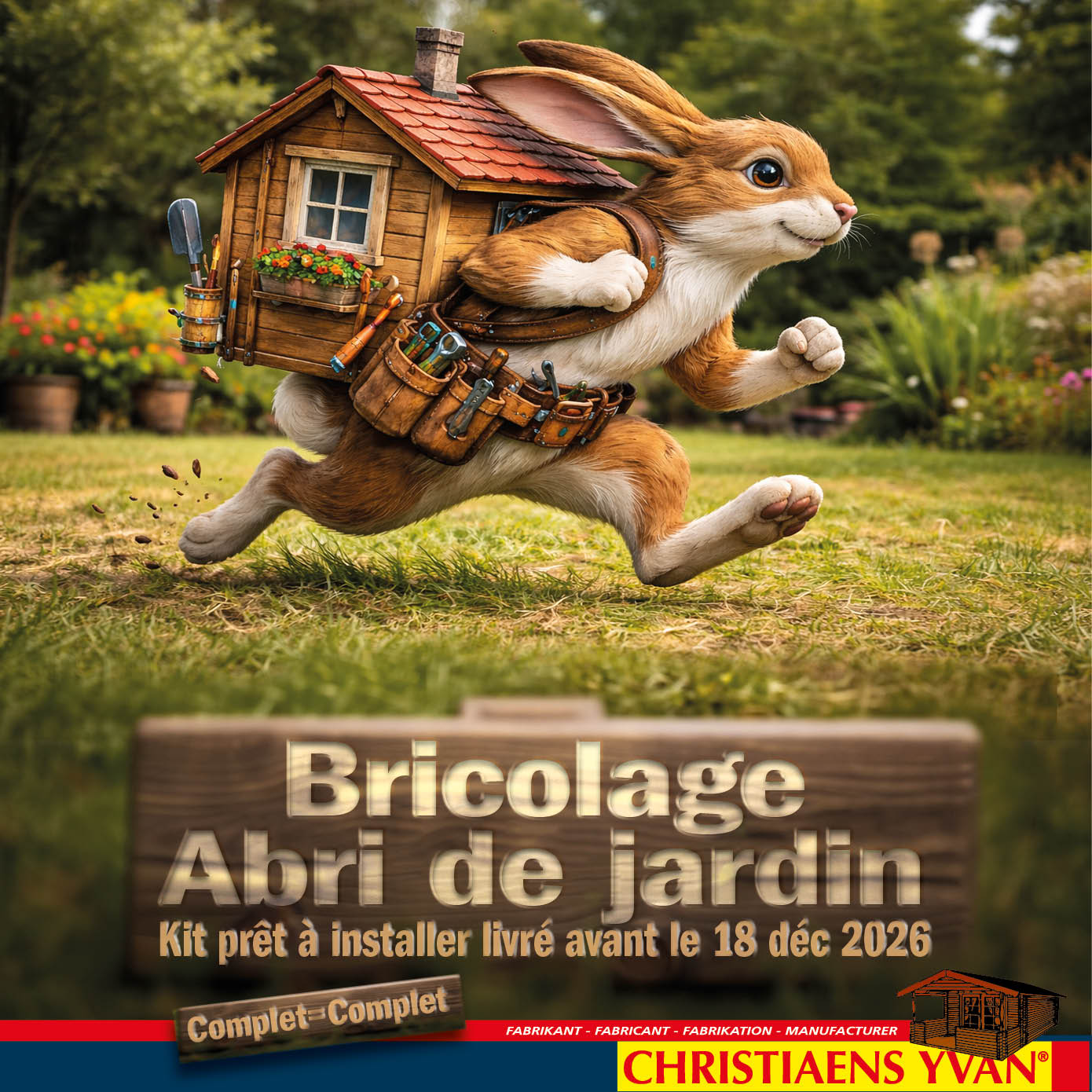 PopUp bricolage abri de jardin